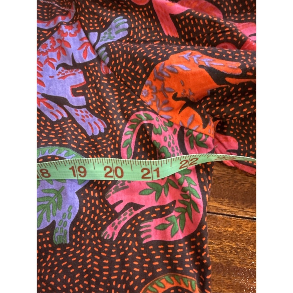 Women’s Mini Dress with Multicolor Animal Print - Brown Base - Picture 8 of 9